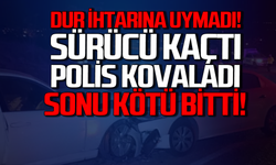 Polis kovaladı sürücü kaçtı: Kaza yaptı kayıplara karıştı!
