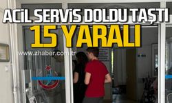 Alaplı'da acil servisler doldu taştı! 15 yaralı