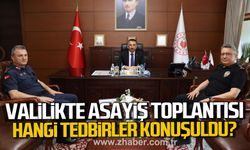 Valilikte asayiş toplantısı! Hangi tedbirler konuşuldu?