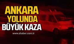 Zonguldak-Ankara yolunda büyük kaza!