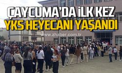 Çaycuma'da ilk kez YKS heyecanı yaşandı!