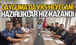 Çaycuma'da YKS heyecanı! Hazırlıklar hız kazandı!