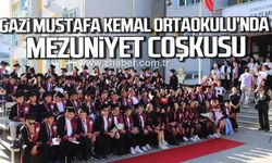 Gazi Mustafa Kemal Ortaokulu’nda mezuniyet coşkusu!