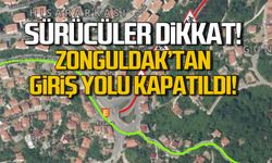 Sürücüler dikkat! Zonguldak'tan giriş kapatıldı!