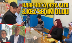 Karı- kocanın aldığı hapis cezası nedeniyle 3'üncü kez muhtarlık seçimi yapıldı