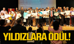 Ereğli'de yıldızlar ödüllerini aldı!