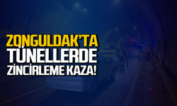 Zonguldak’ta tünelde zincirleme kaza!