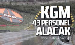Karayolları Genel Müdürlüğü 43 personel alacak!