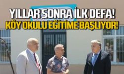 Yıllar sonra ilk defa! Köy okulu eğitime başlıyor!