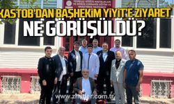 KASTOB'dan Başhekim Prof. Dr. Nurettin Yiyit’e ziyaret! Ne görüşüldü?