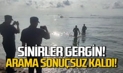Sahilde sinirler gerildi: Aramalar sonuçsuz kaldı!