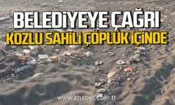 Belediyeye çağrı! Kozlu Sahili çöplük içinde!