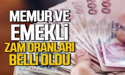 Memur ve emekli zam oranları belli oldu!