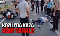 Kozlu’da meydana gelen kazada sürücü yaralandı