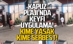 Kapuz Plajı’nda keyfi uygulama! Kime yasak, kime serbest?