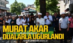 Murat Akar dualarla uğurlandı!