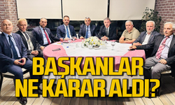 Zonguldaklı siyasi başkanlar toplantıda ne kararlar aldı?