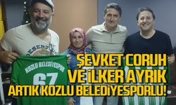 İlker Ayrık ve Şevket Çoruh’a Kozlu Belediyespor forması