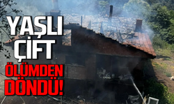 Ereğli’de yaşlı çift ölümden döndü!