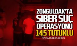 Zonguldak'ta siber suç operasyonu! 145 tutuklu