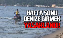 İnkumu'nda hafta sonunda denize girmek yasaklandı!