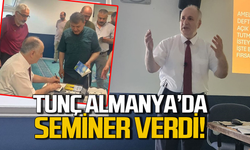 Kenan Tunç Almanya'da seminer verdi!