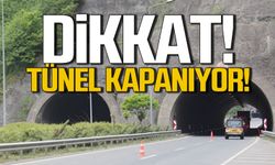 Zonguldak Ankara yolunda Üzülmez Tünelleri kapanıyor!