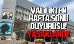 Zonguldak Valiliği'nden son dakika açıklaması: “YASAKLANDI”
