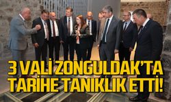 Zonguldak'ta 3 Vali buluştu, tarihe tanıklık etti!