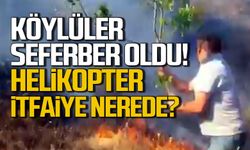 Zonguldak'ta orman yangını! Helikopter ve itfaiye nerede?