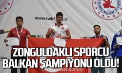 Zonguldaklı sporcu Yusuf Eren Yılmaz Balkan Şampiyonu oldu!