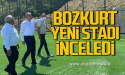 Saffet Bozkurt Ormanlı beldesine yapılan yeni stadı inceledi!