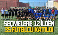 Çaycuma seçmelerine 12 İl’den 35 sporcu katıldı