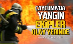 Çaycuma'da yangın! Ekipler olay yerinde!