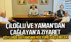 Çiloğlu ve Yaman'dan Çağlayan'a ziyaret! Köylerdeki dayanışma kültürü güçlenecek!