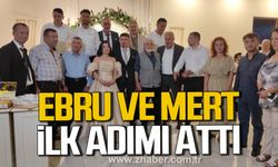 Ebru Şahin ve Mert Kuru nişanlandı!