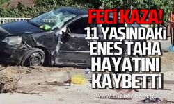 Feci kaza! 11 yaşındaki Enes Taha Çağlayan hayatını kaybetti!