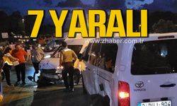 Kdz. Ereğli'de iki hafif ticari araç çarpıştı! Yaralılar var