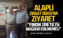 Yavuz Erkmen'den Alaplı Ziraat Odası'na ziyaret! "Fındık üreticisi mağdur edilmemeli"
