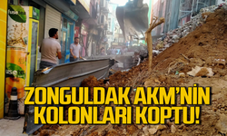Zonguldak'ta AKM'nin kolonları koptu!
