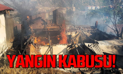 Yangın kabusu: 4 ev kül oldu!