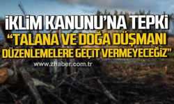 Batı Karadeniz Çevre Gönüllüleri'nden İklim Kanunu’na tepki!