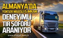Almanya’da yüksek maaşlı iş imkanı! Tır şoförü aranıyor!