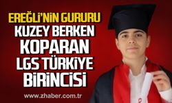 Ereğli’nin gururu! LGS 2025 Türkiye Birincisi Kuzey Berken Koparan oldu!