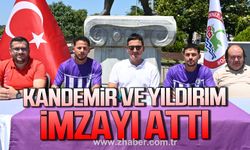 Kdz. Ereğli Belediyespor'da Cömert Kandemir ve Kaan Yıldırım için imza töreni düzenlendi!