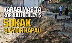 Karaelmas'ta korkulu bekleyiş sürüyor! Heyelan sonrası Sokak 9 aydır kapalı!