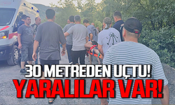 Ereğli'de 30 metre yükseklikten uçtu: Yaralılar var!