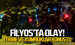 Filyos’ta büyük olay: Yumruk ve tekmeler havada uçuştu!