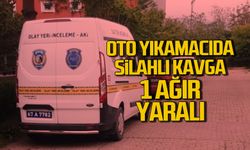 Çaycuma'da oto yıkamacıda silahlı kavga 1 ağır yaralı!