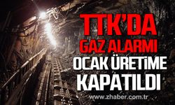 TTK'da gaz alarmı! Maden ocağı üretime kapatıldı!